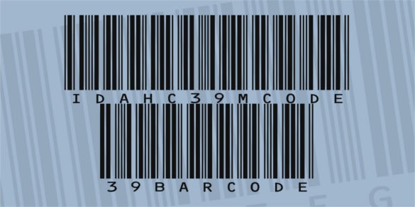 microsoft free barcode font